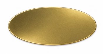 Oval Trophy Plate 150mm x 87mm